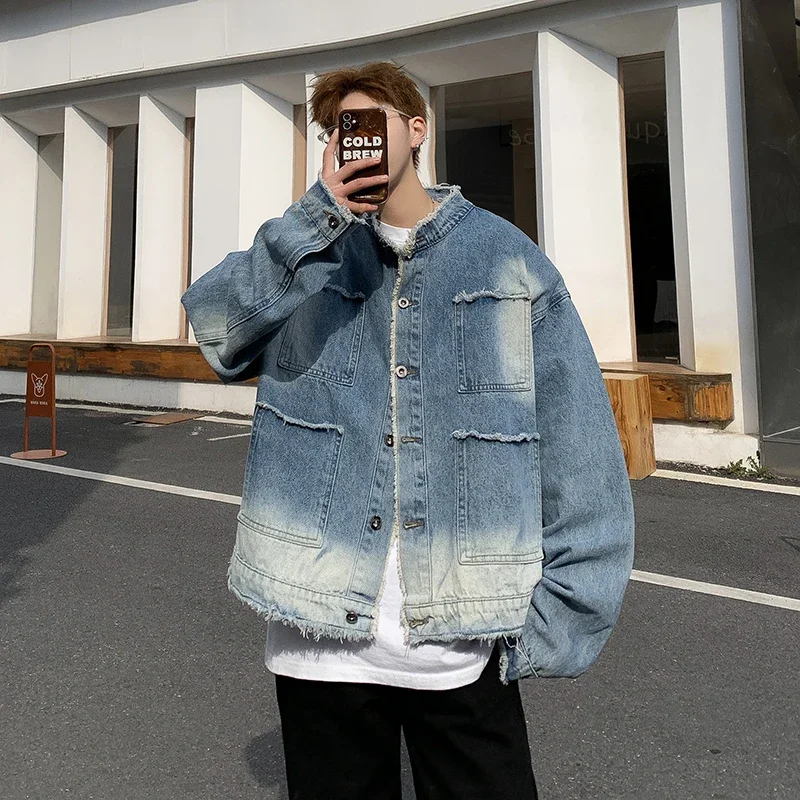 Streetwear Brand Pants - American Retro Hip Pop Raw Edge