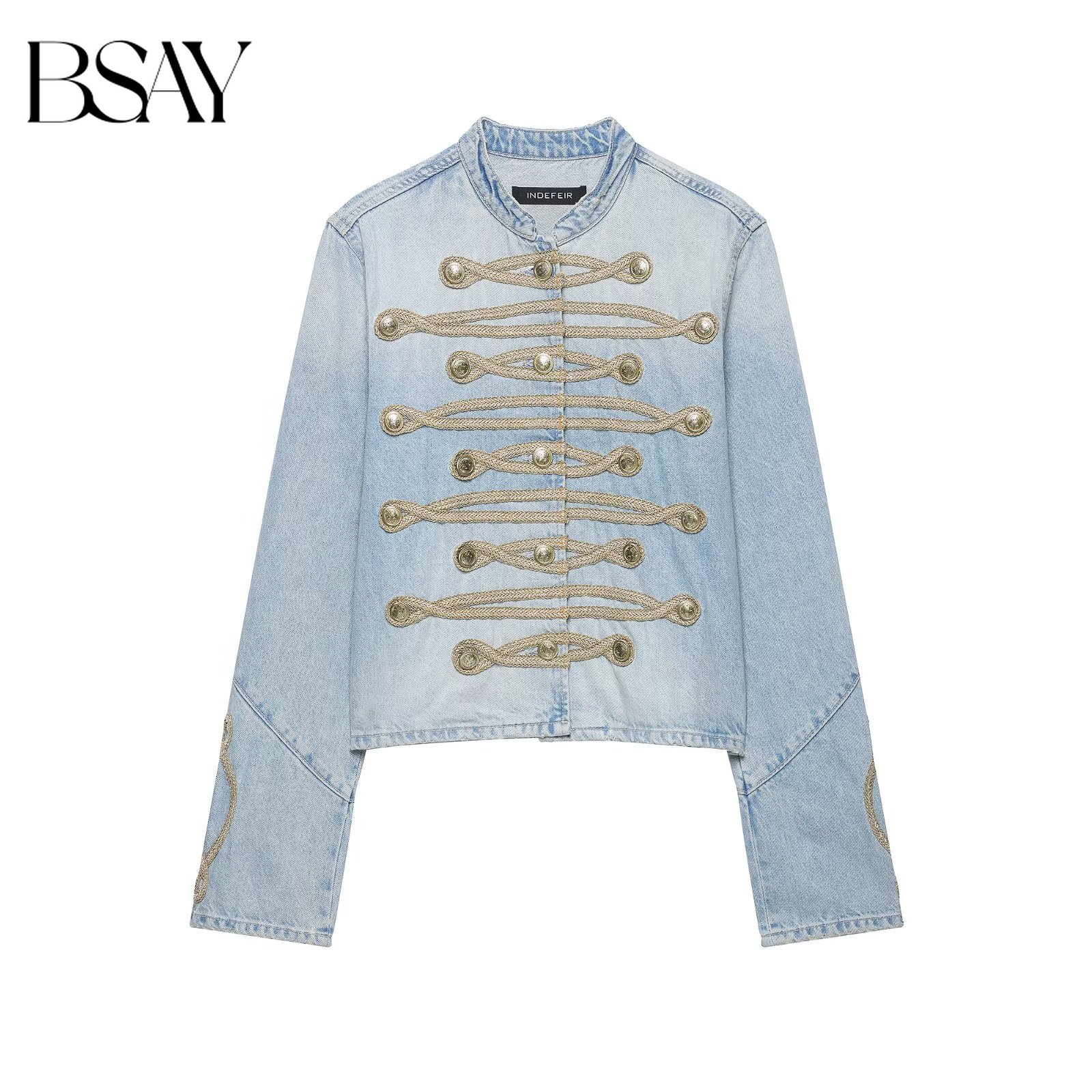 Streetwear Brand Pants - BSAY Autumn Women Military Style Denim