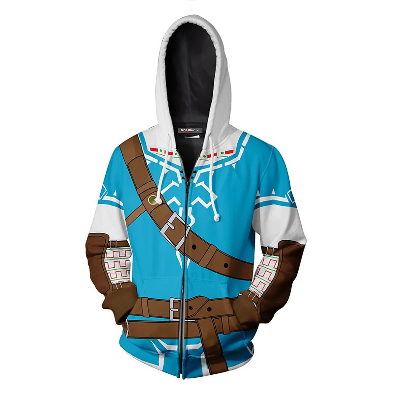 Cosplay Legend Zelda Link Zipp - Streetwear Zipper recension och pris
