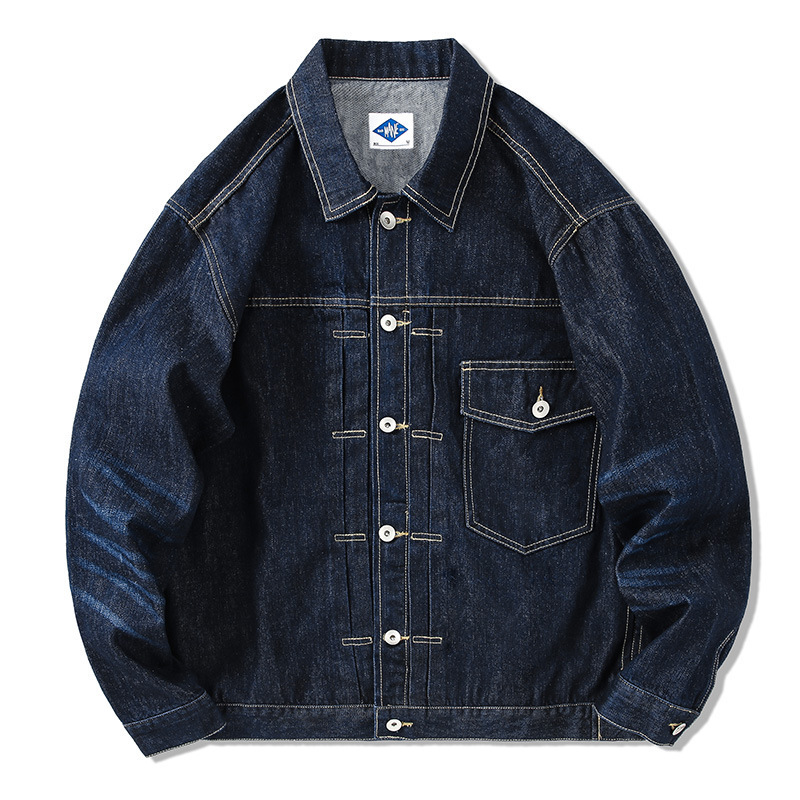 Tide Brand Dark Blue Denim Jac - Streetwear Brand For Men recension och pris