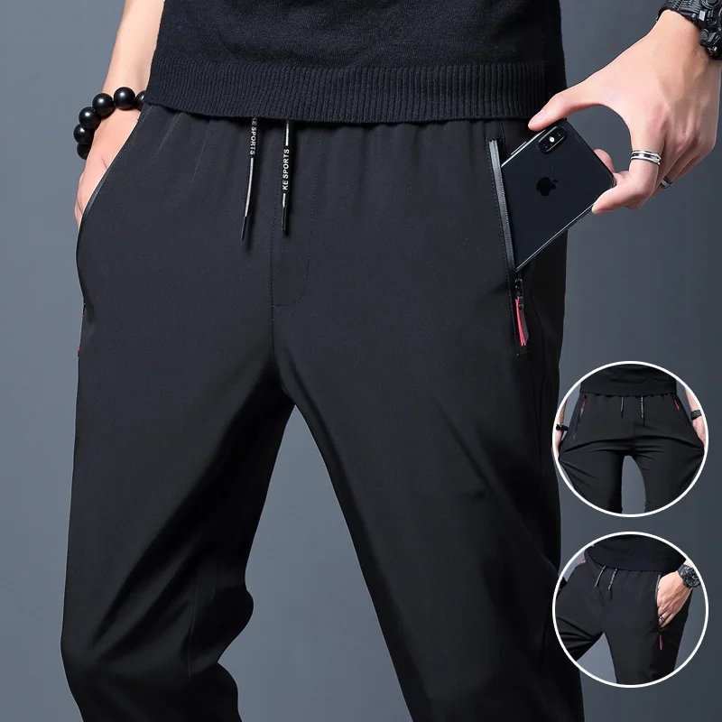 Men's Casual Pants Straight Sl - Streetwear Brand Pants recension och pris