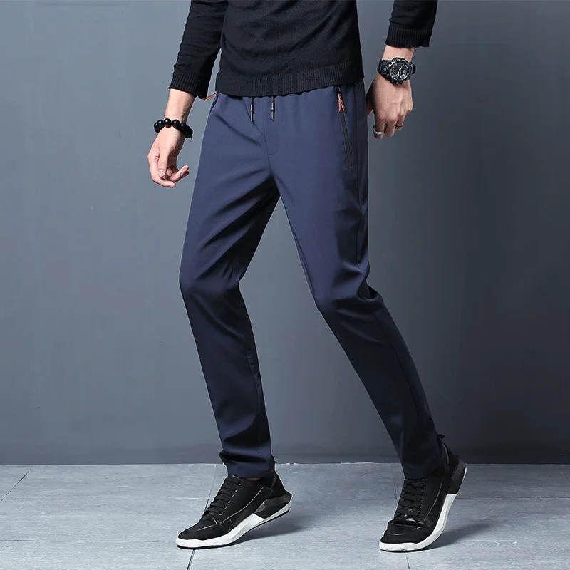 Men's Casual Pants Straight Sl - Streetwear Brand Pants recension och pris