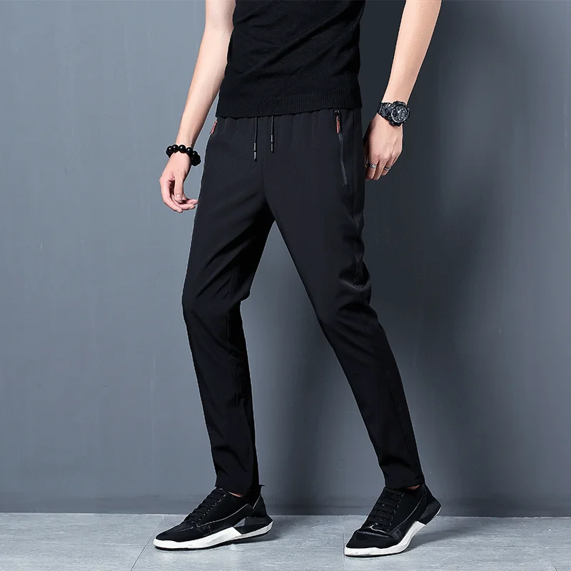 Men's Casual Pants Straight Sl - Streetwear Brand Pants recension och pris