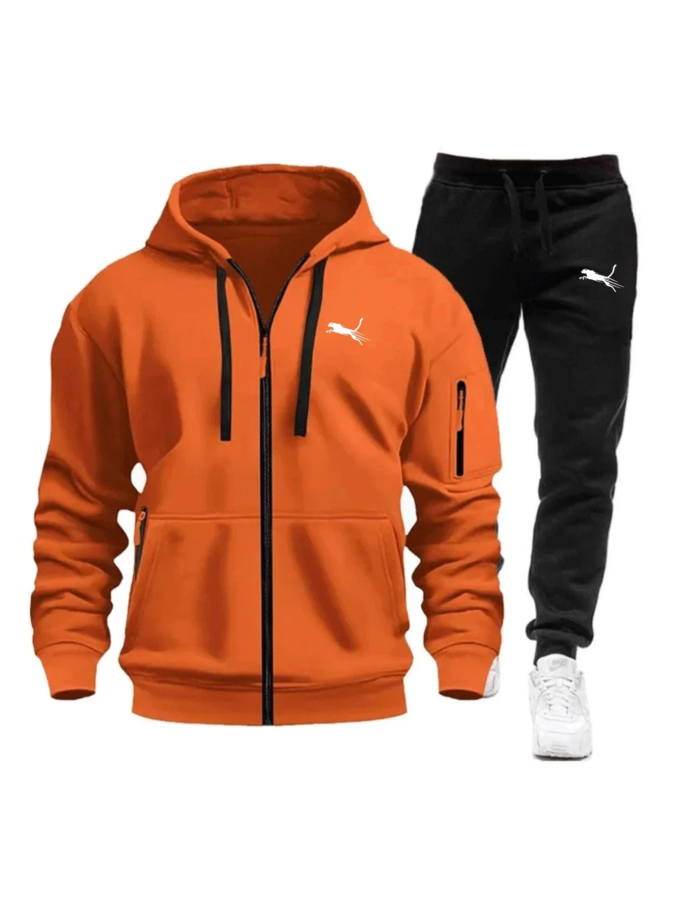 Men Casual Sweatshirt Suit Dai - Streetwear Zipper recension och pris