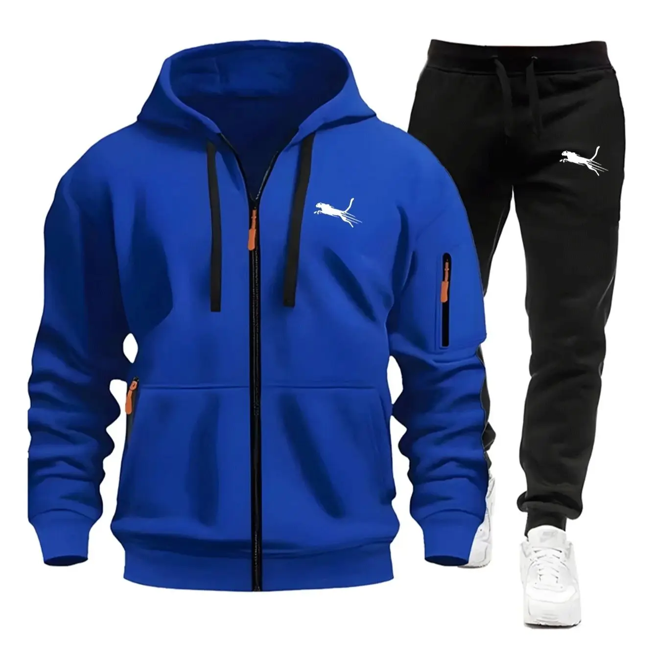 Men Casual Sweatshirt Suit Dai - Streetwear Zipper recension och pris