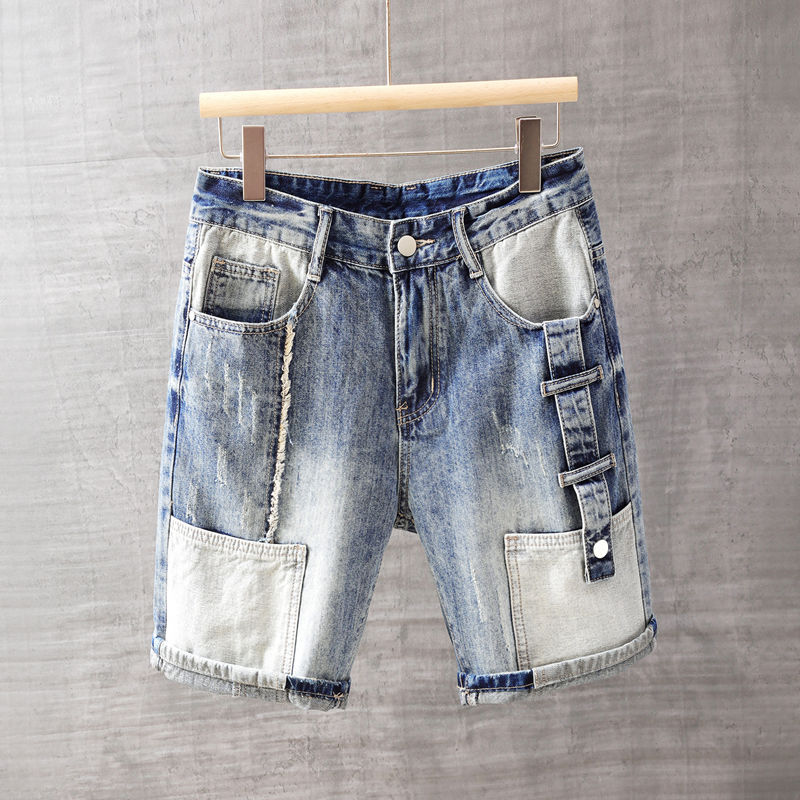 Men's Short Jeans Pants with P - Streetwear Brand Pants recension och pris