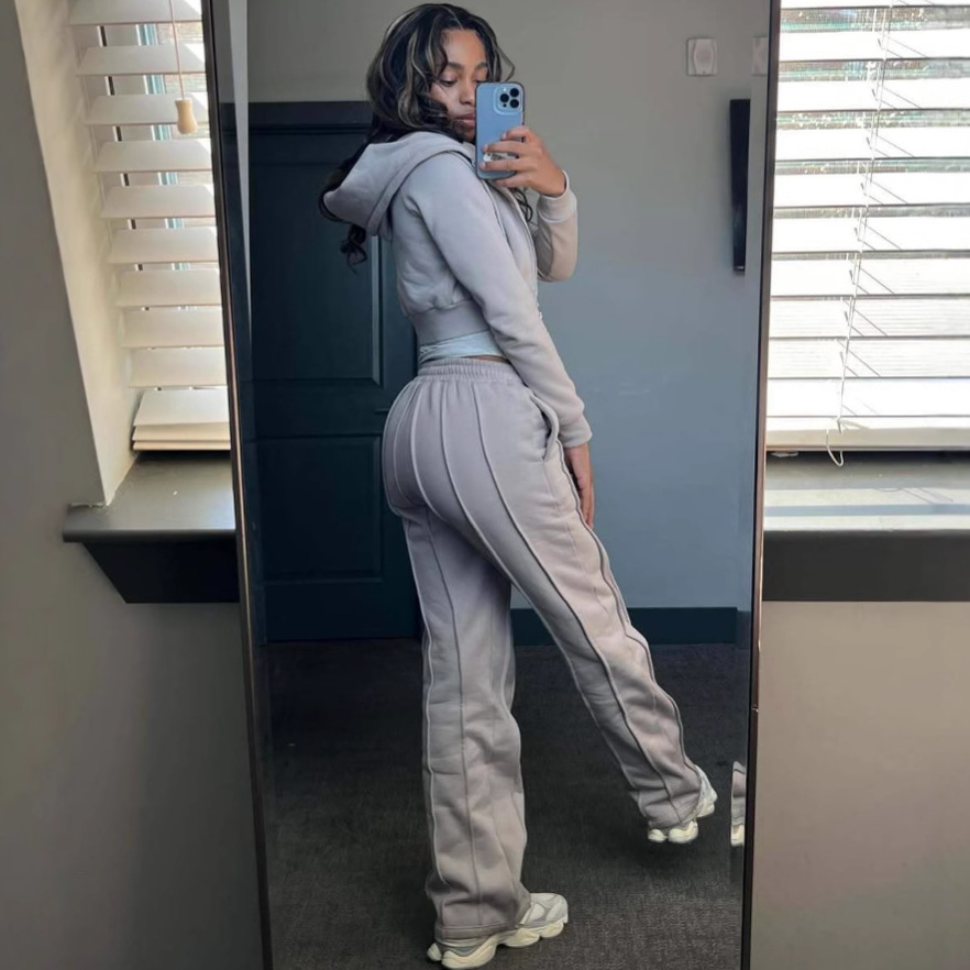 2026 Women's Zip-Up Hoodie Lon - Streetwear Brand Manufacturers recension och pris
