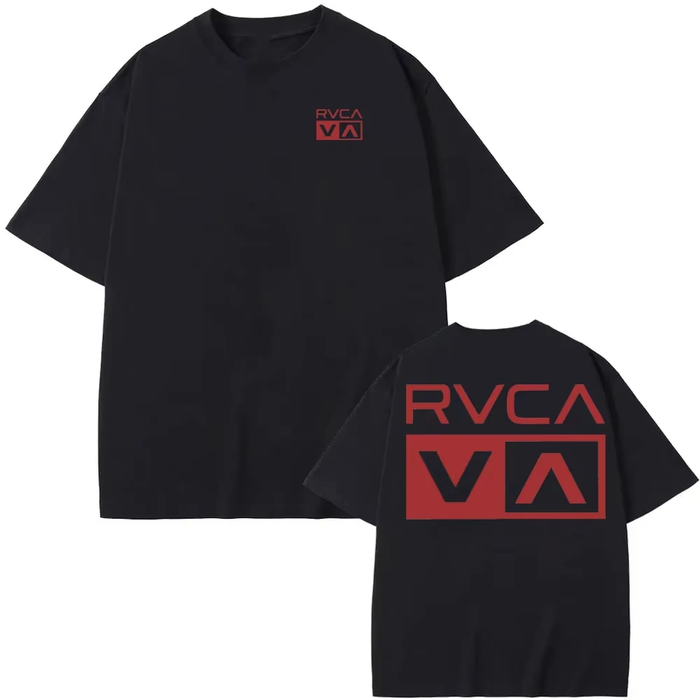 RVCA T Shirt Black Tee Summer  - Streetwear Brand Designs recension och pris